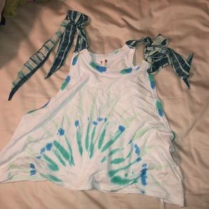 Free People tie dye Tank crop top